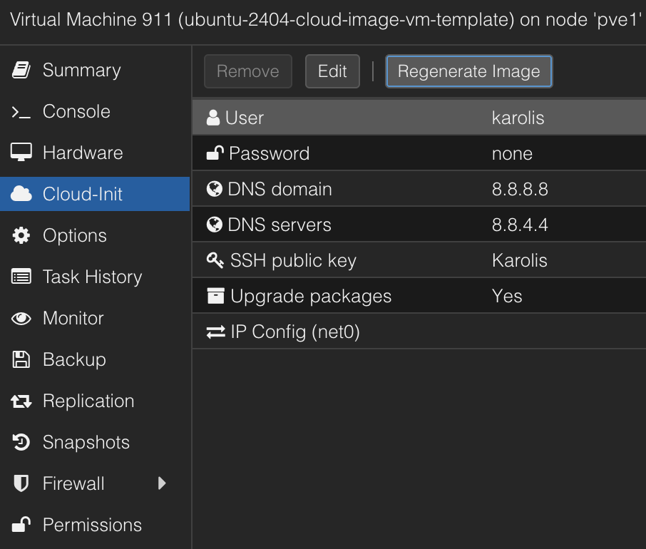 Proxmox cloud-init
